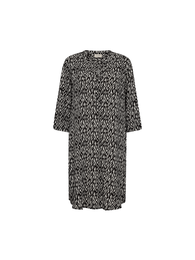 freequent-naisten-mekko-adna-dress-mustavalkoinen-1