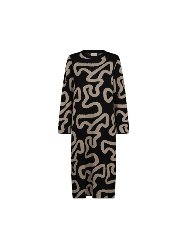 freequent-naisten-mekko-ani-dress-musta-kuosi-1