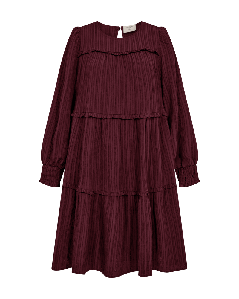 freequent-naisten-mekko-grsvalse-dress-viininpunainen-1