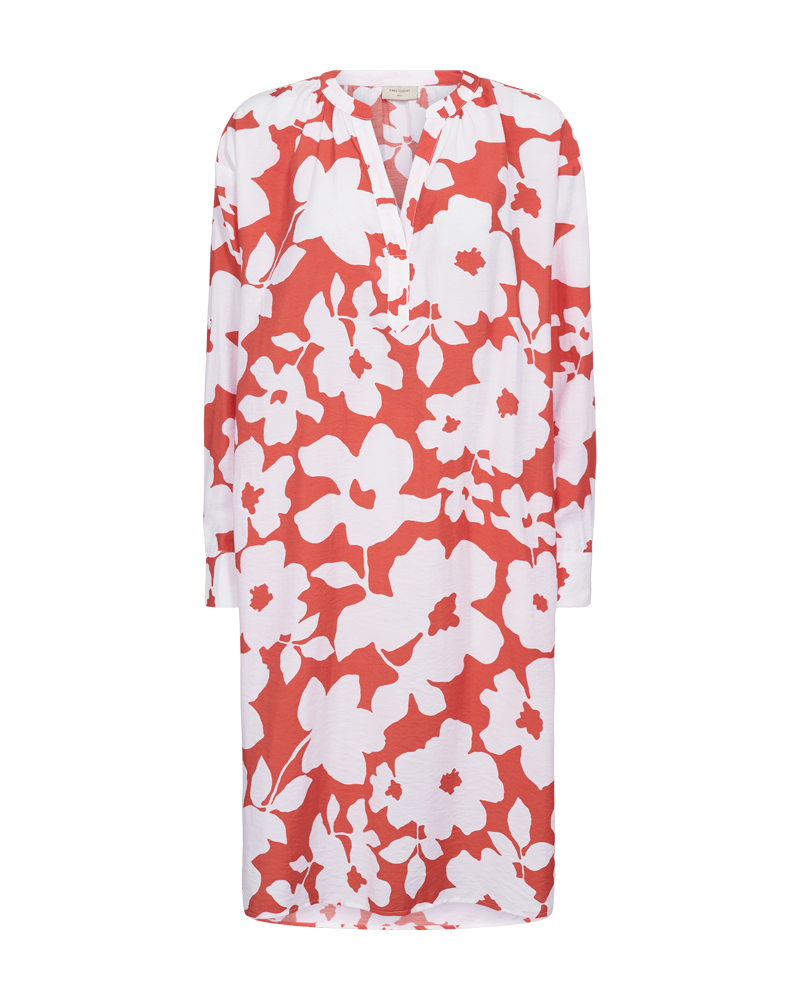 freequent-naisten-mekko-maline-dress-oranssi-kuosi-1