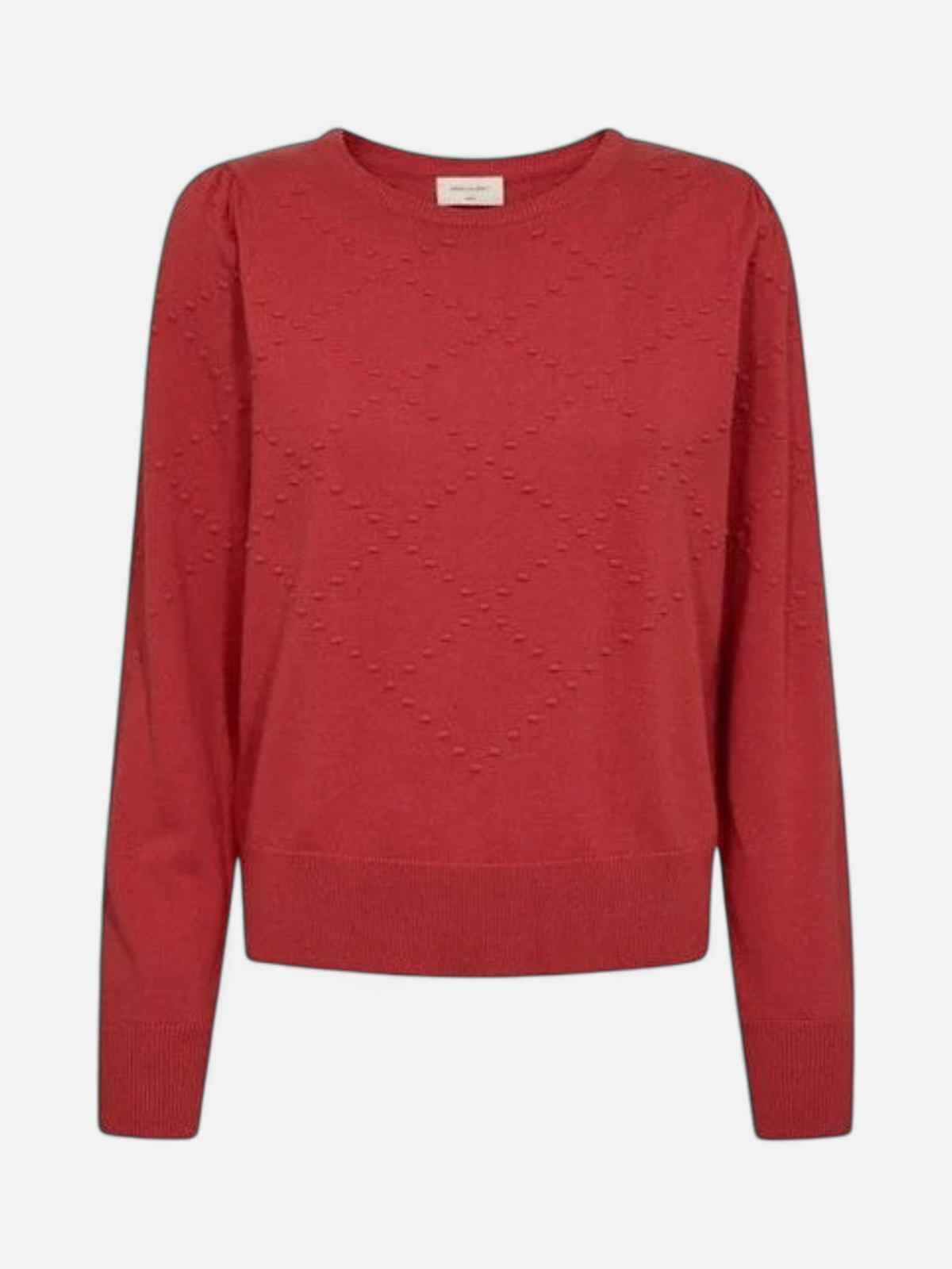 Freequent naisten neule, DODO PULLOVER Punainen - Kekäle.fi