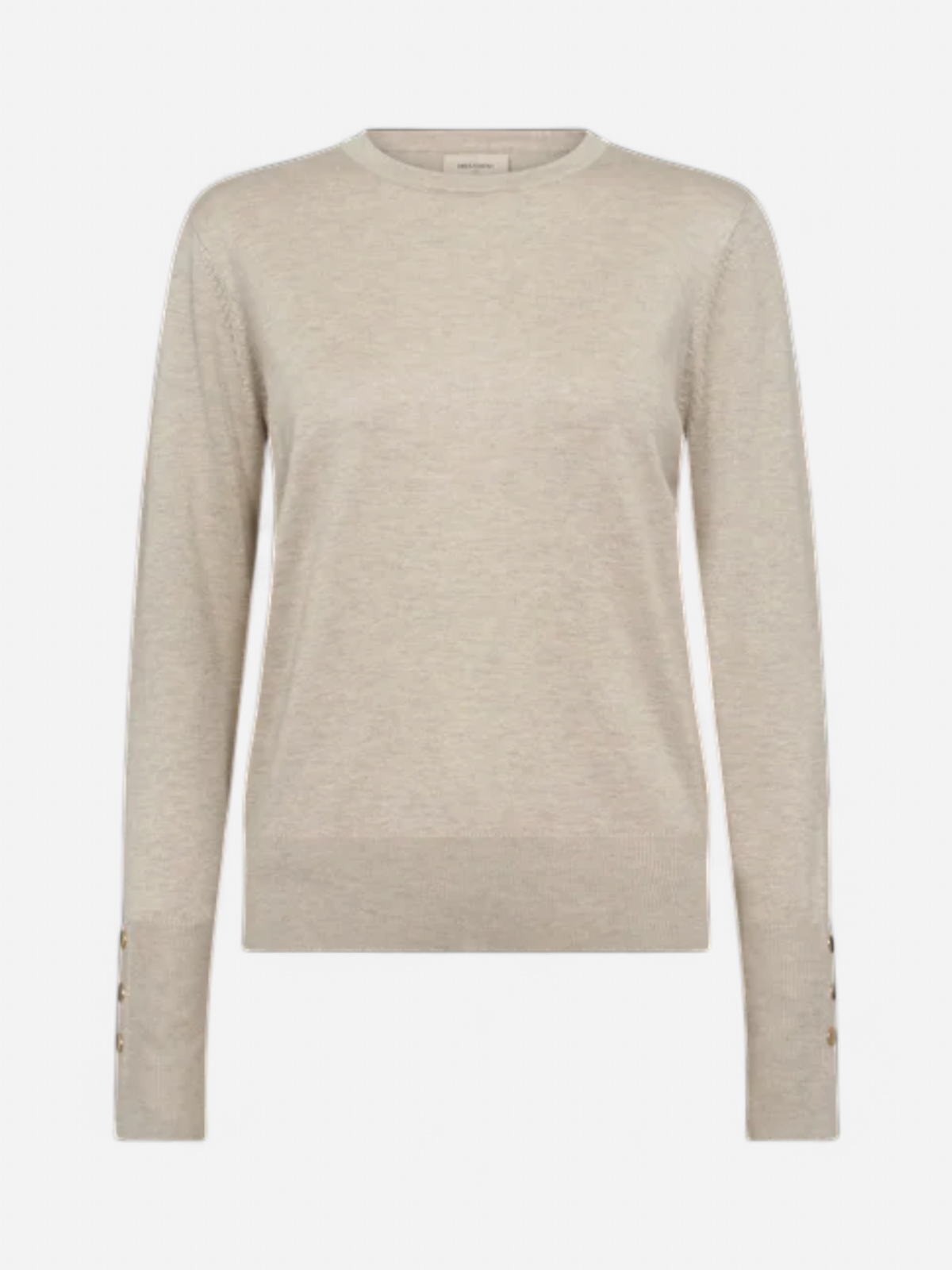 Freequent Naisten Neule, FQKATIE PULLOVER Beige - Kekäle.fi