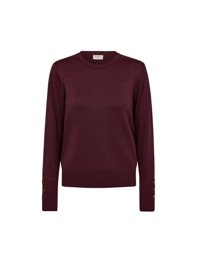 freequent-naisten-neule-fqkatie-pullover-viininpunainen-1