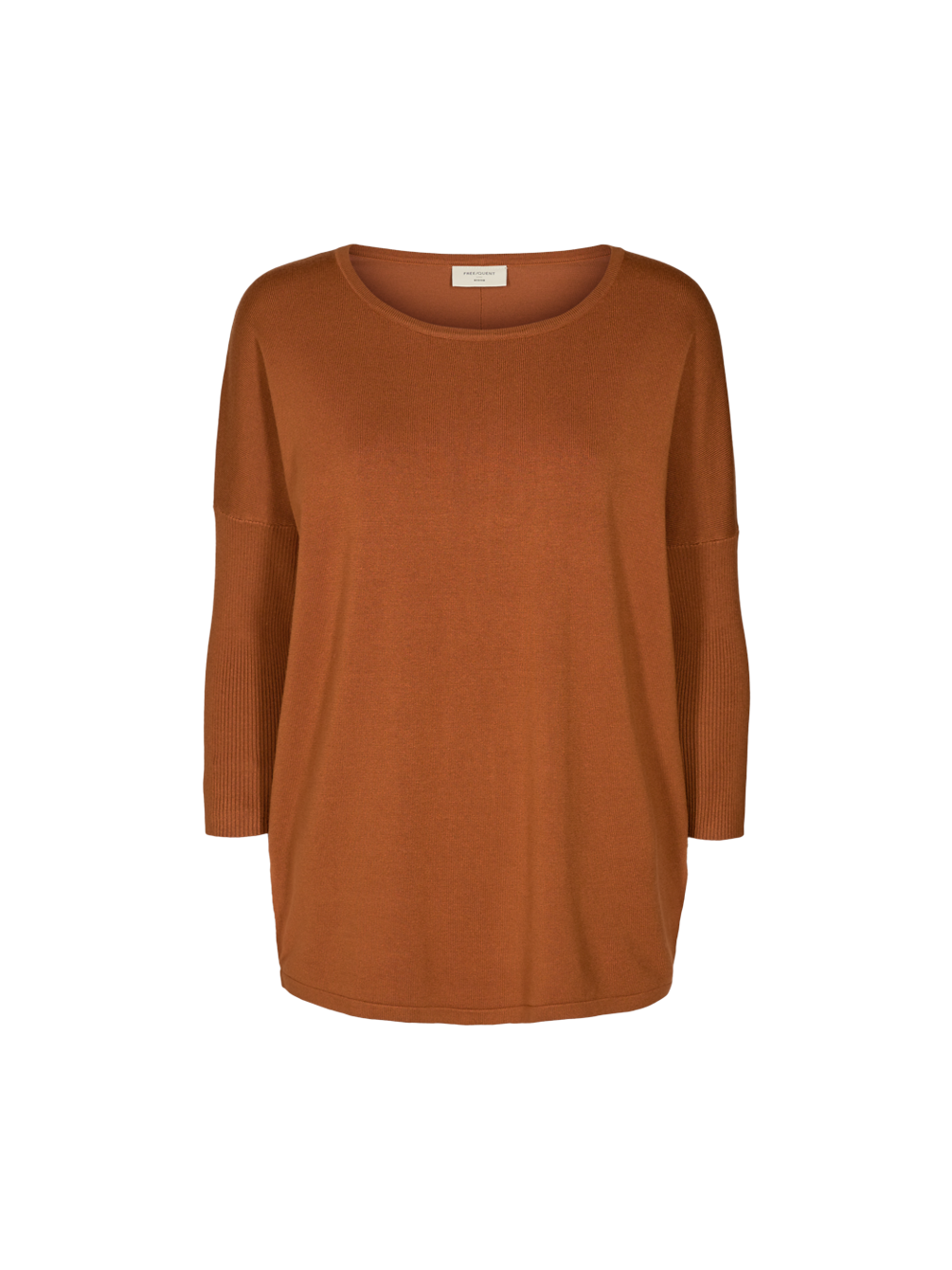 freequent-naisten-neule-jone-plain-konjakinruskea-1