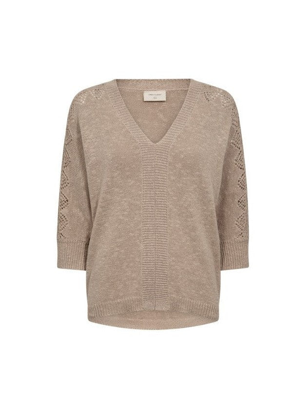 freequent-naisten-neule-must-pu-vaalea-beige-1