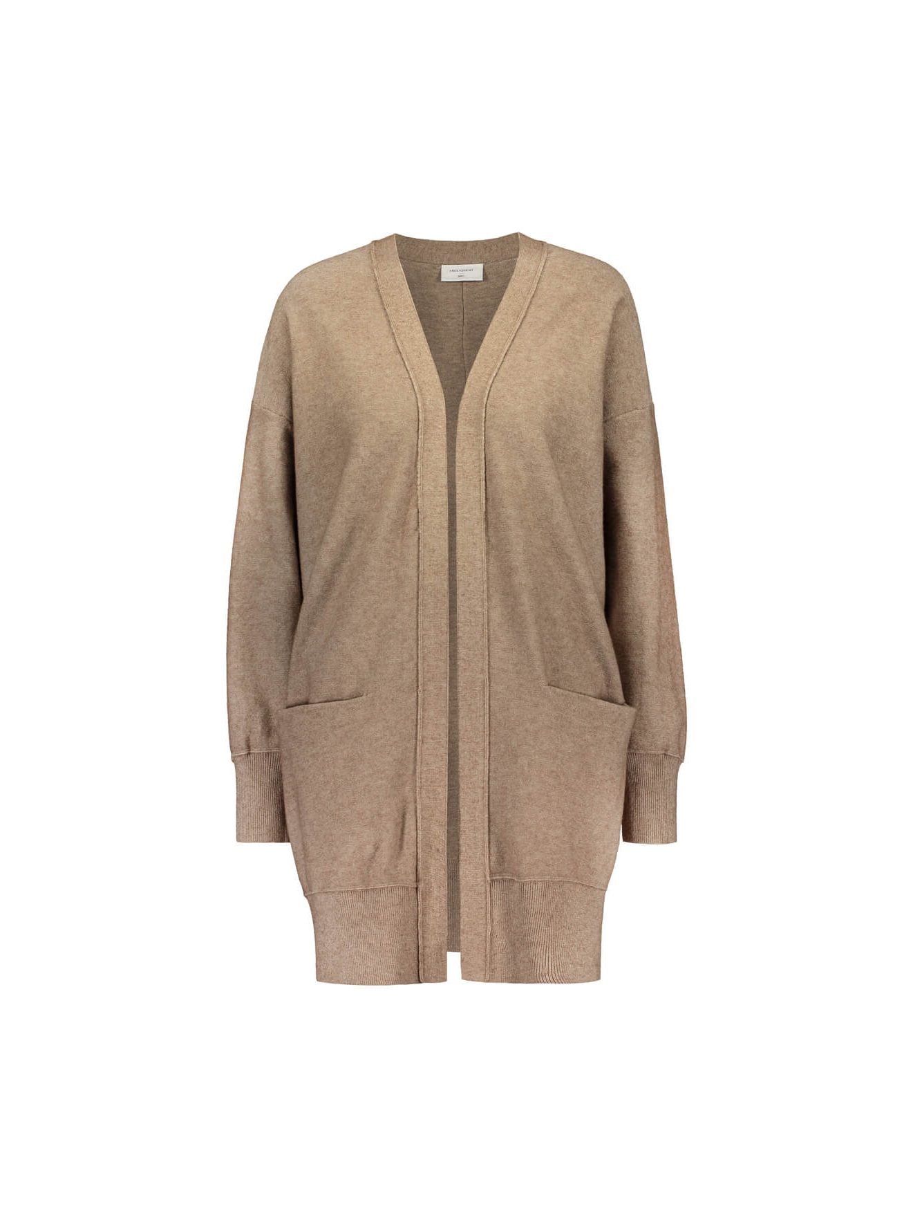 freequent-naisten-neuletakki-claura-l-ruskeanharmaa-1