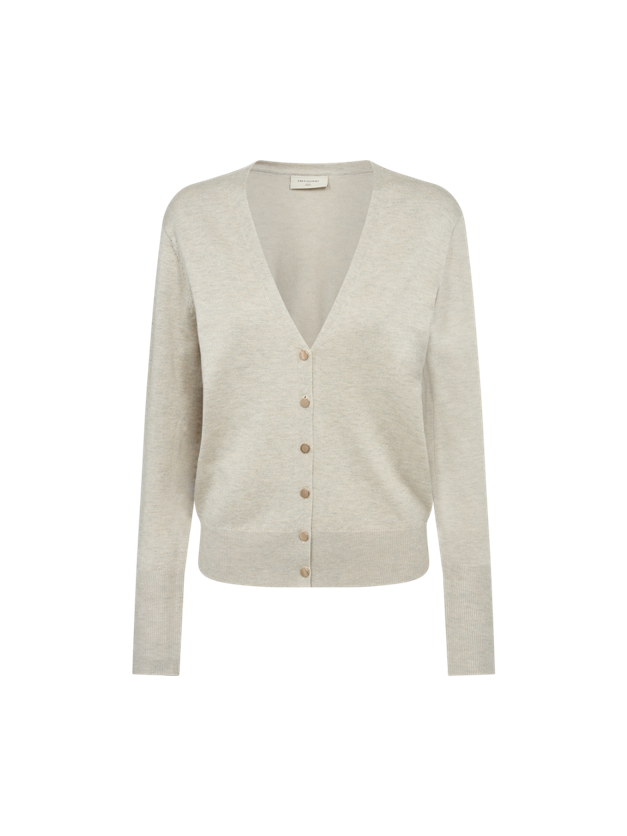 freequent-naisten-neuletakki-katie-cardigan-v-neck-beige-1