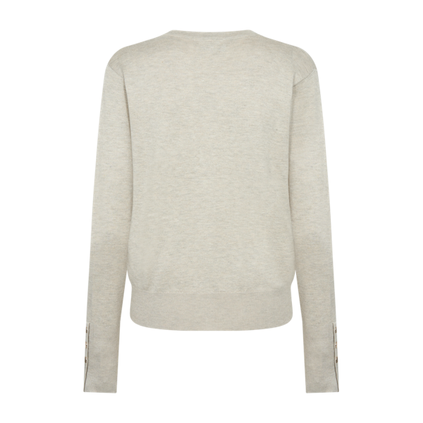 freequent-naisten-neuletakki-katie-cardigan-v-neck-beige-2