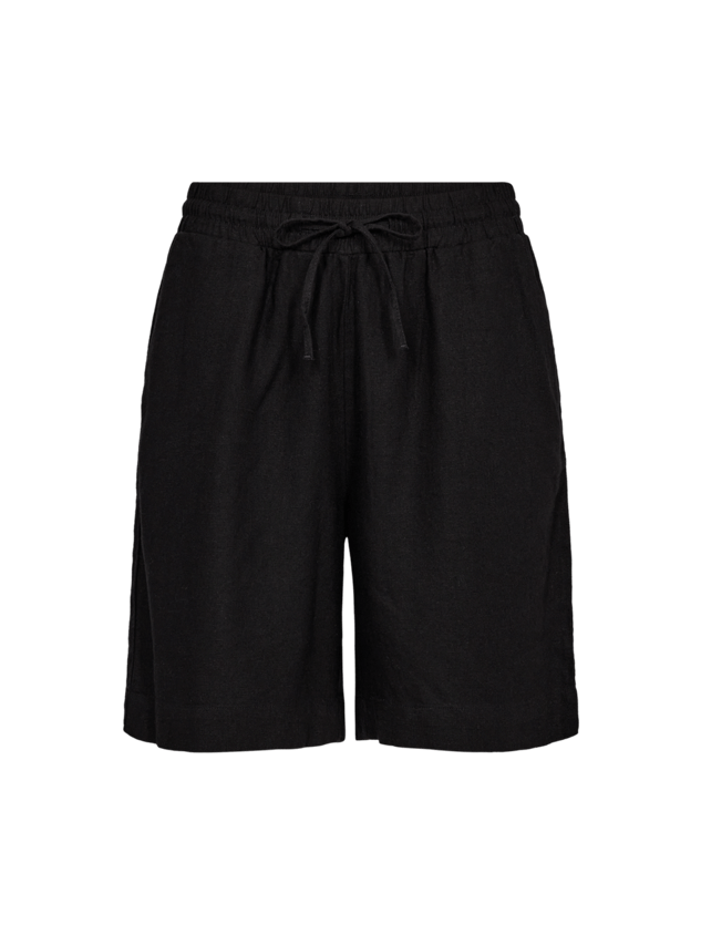 freequent-naisten-shortsit-lava-shorts-musta-1