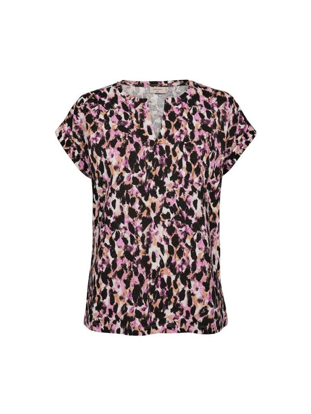 freequent-naisten-t-paita-viva-tee-pinkki-kuosi-1