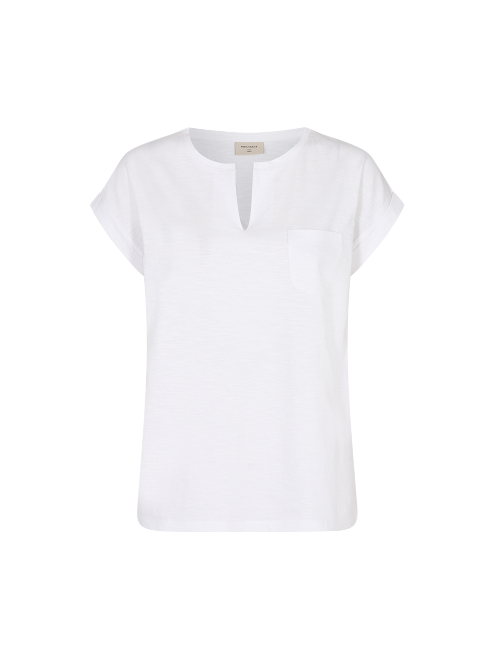 freequent-naisten-t-paita-viva-v-ss-pocket-vtt-valkoinen-1