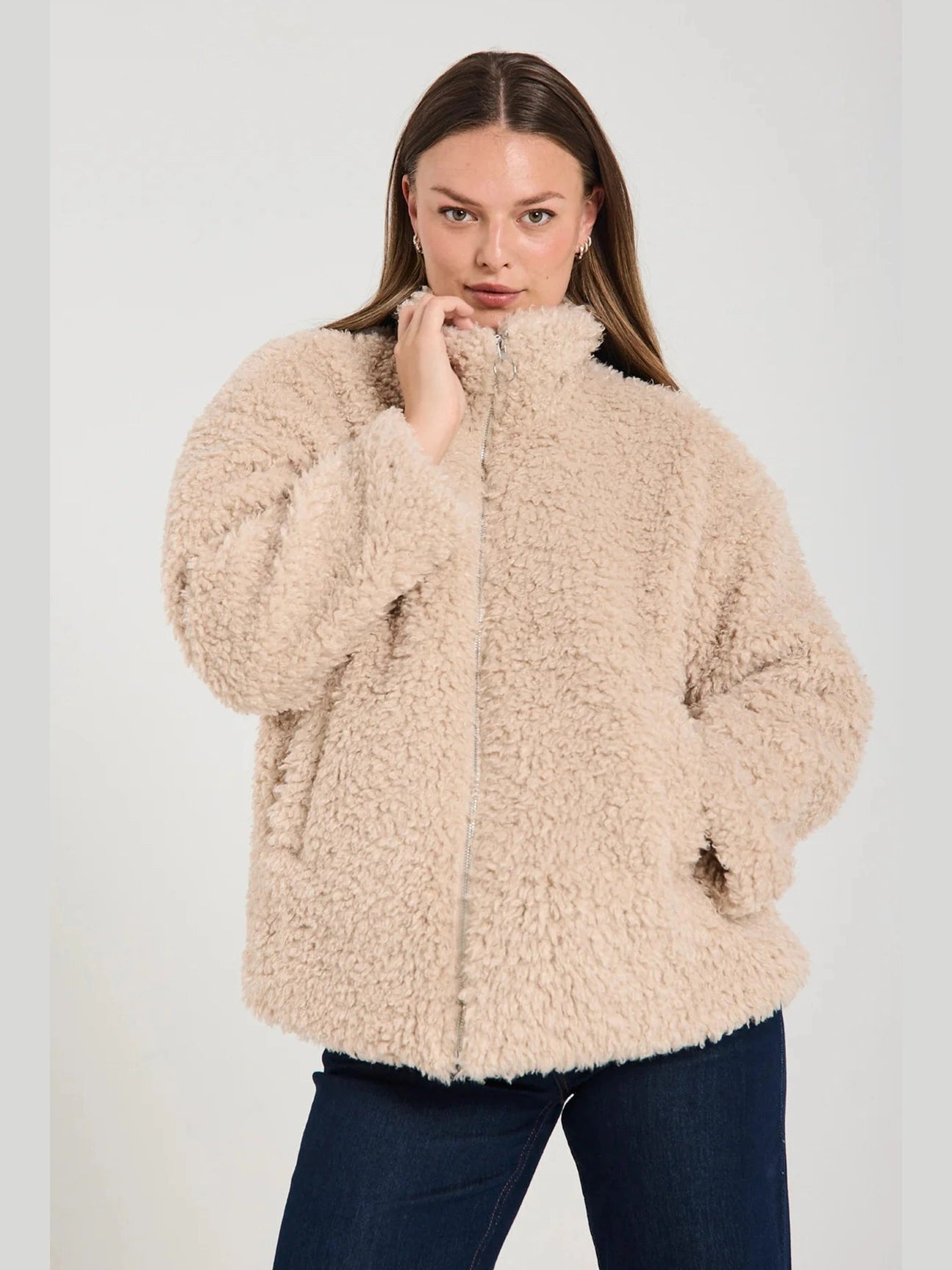 freequent-naisten-takki-sleepy-jacket-hiekka-1