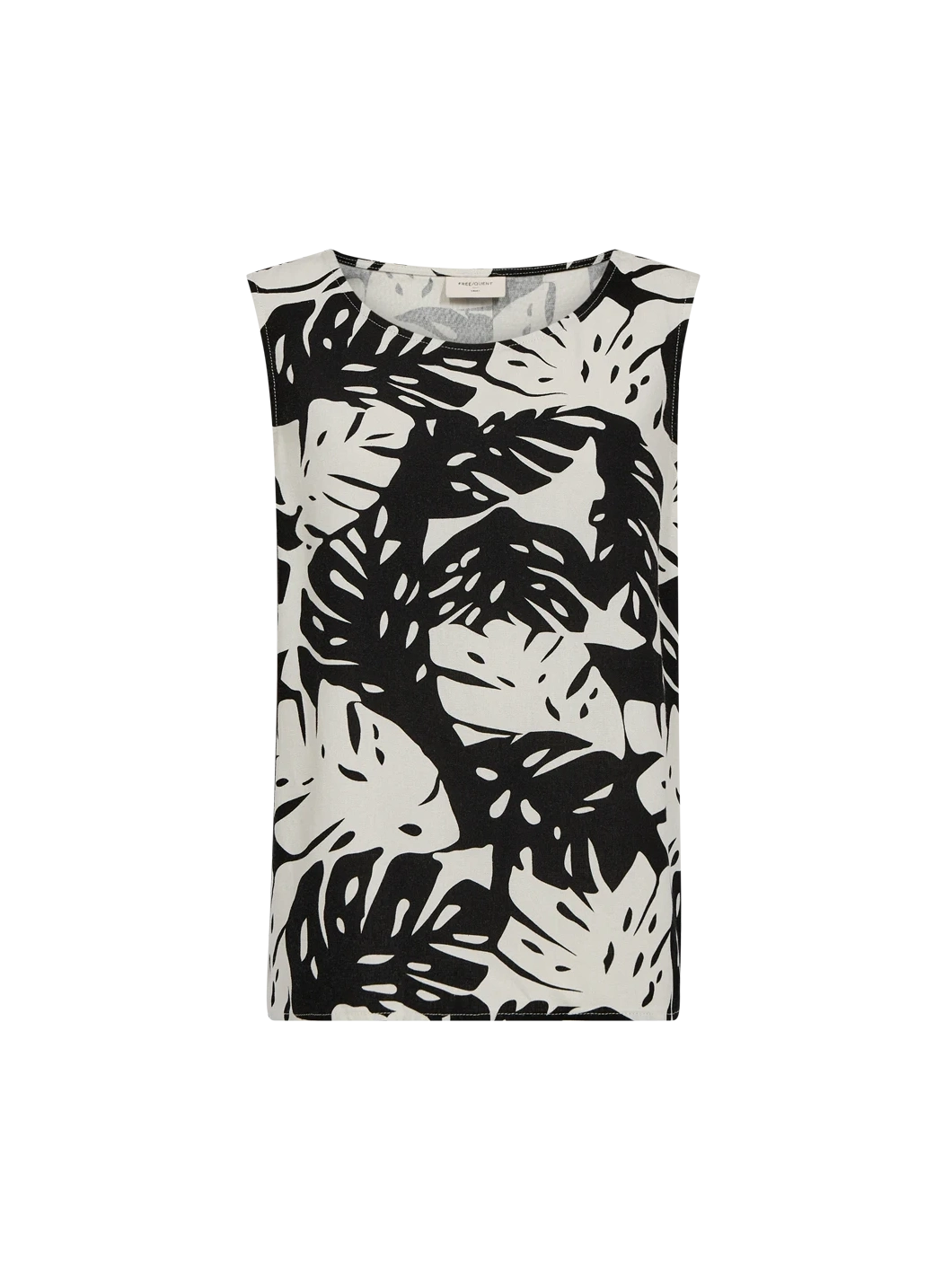 freequent-naisten-toppi-lavisco-top-musta-kuosi-1