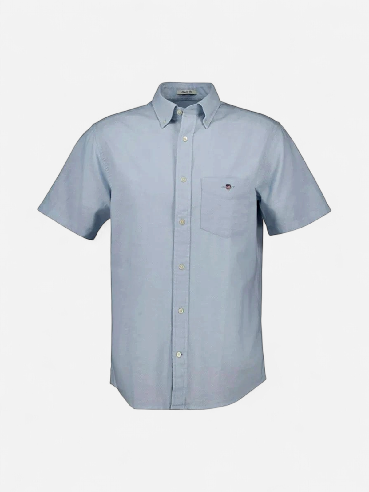 Gant miesten kauluspaita, REG DOBBY SS SHIRT Sininen Kuosi - Kekäle.fi