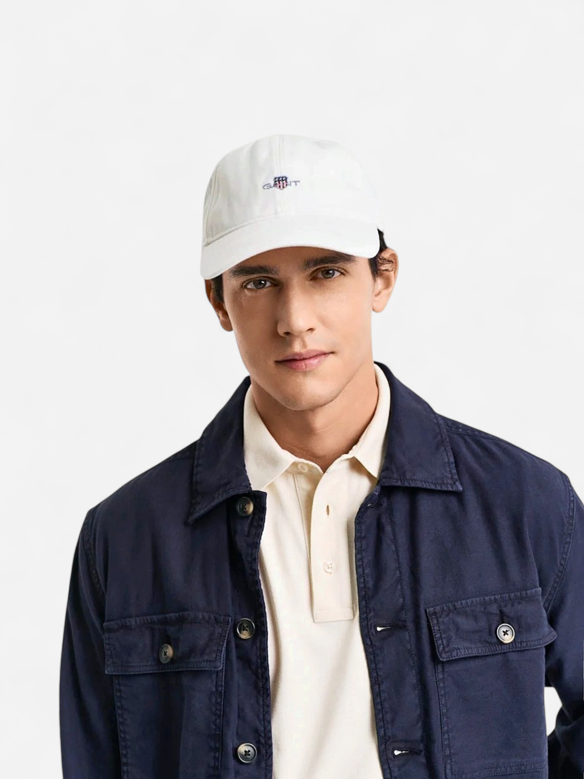 Gant miesten lippis, SHIELD COTTON TWILL CAP Valkoinen - Kekäle.fi