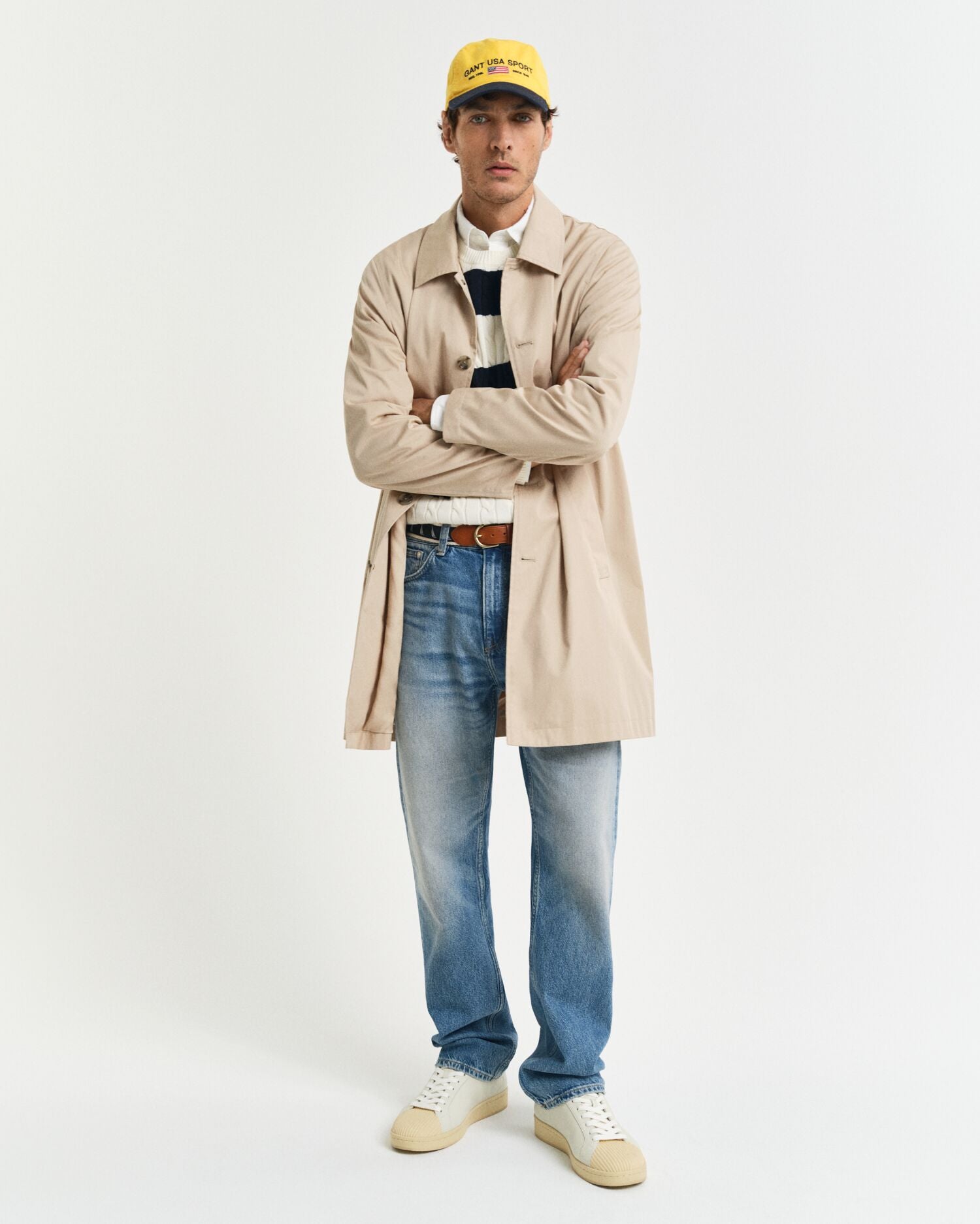 gant-miesten-neule-striped-cotton-cable-c-neck-raidallinen-sininen-5