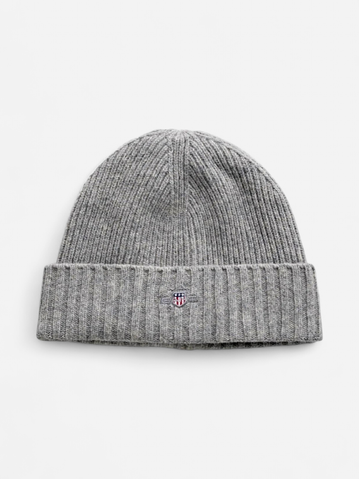 Gant miesten pipo, COTTON BLEND BEANIE Vaaleanharmaa - Kekäle.fi