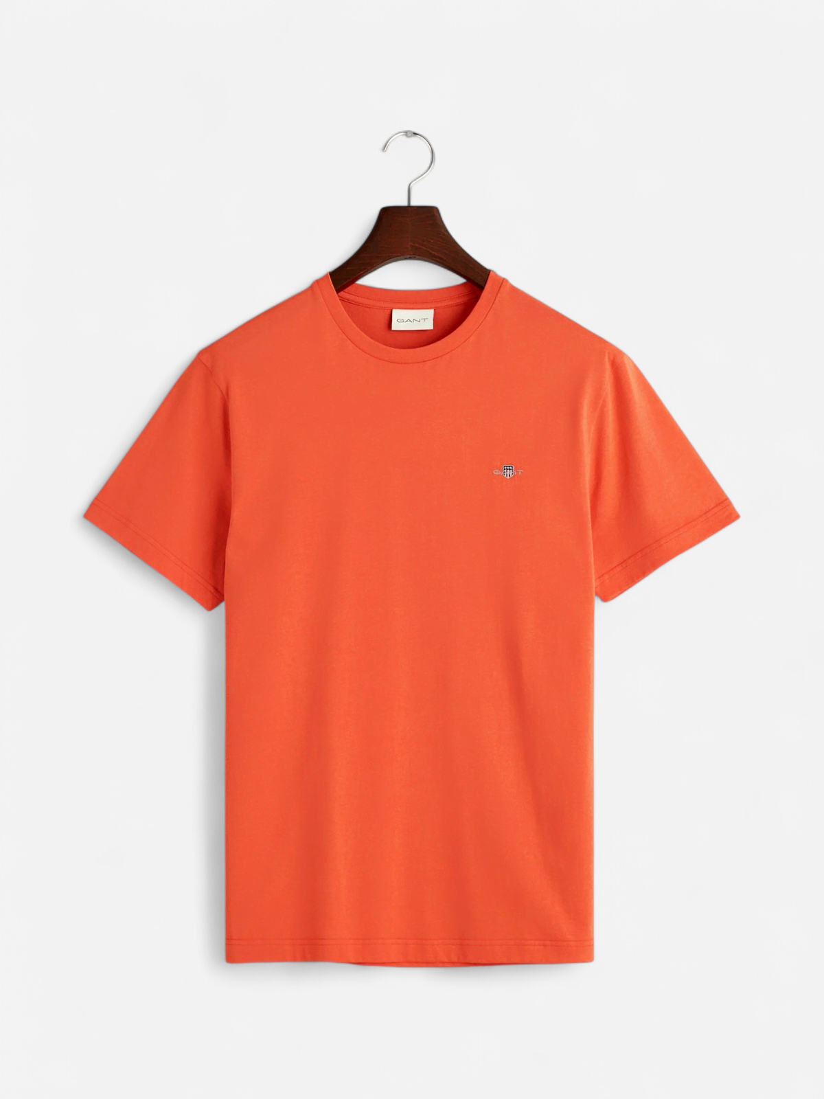 Gant Miesten T-Paita, REG SHIELD SS T-SHIRT Oranssi - Kekäle.fi