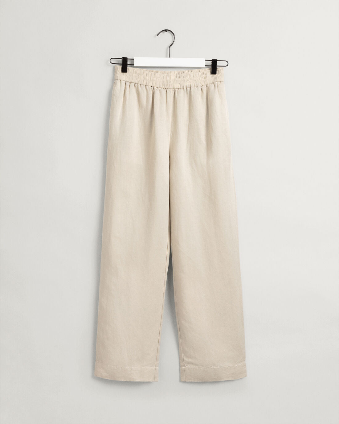 gant-naisten-housut-linen-viscose-pull-on-pants-vaalea-beige-3