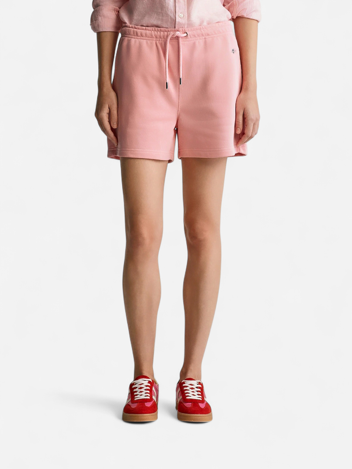 Gant naisten shortsit, REG SHIELD SHORTS Vaaleanpunainen - Kekäle.fi