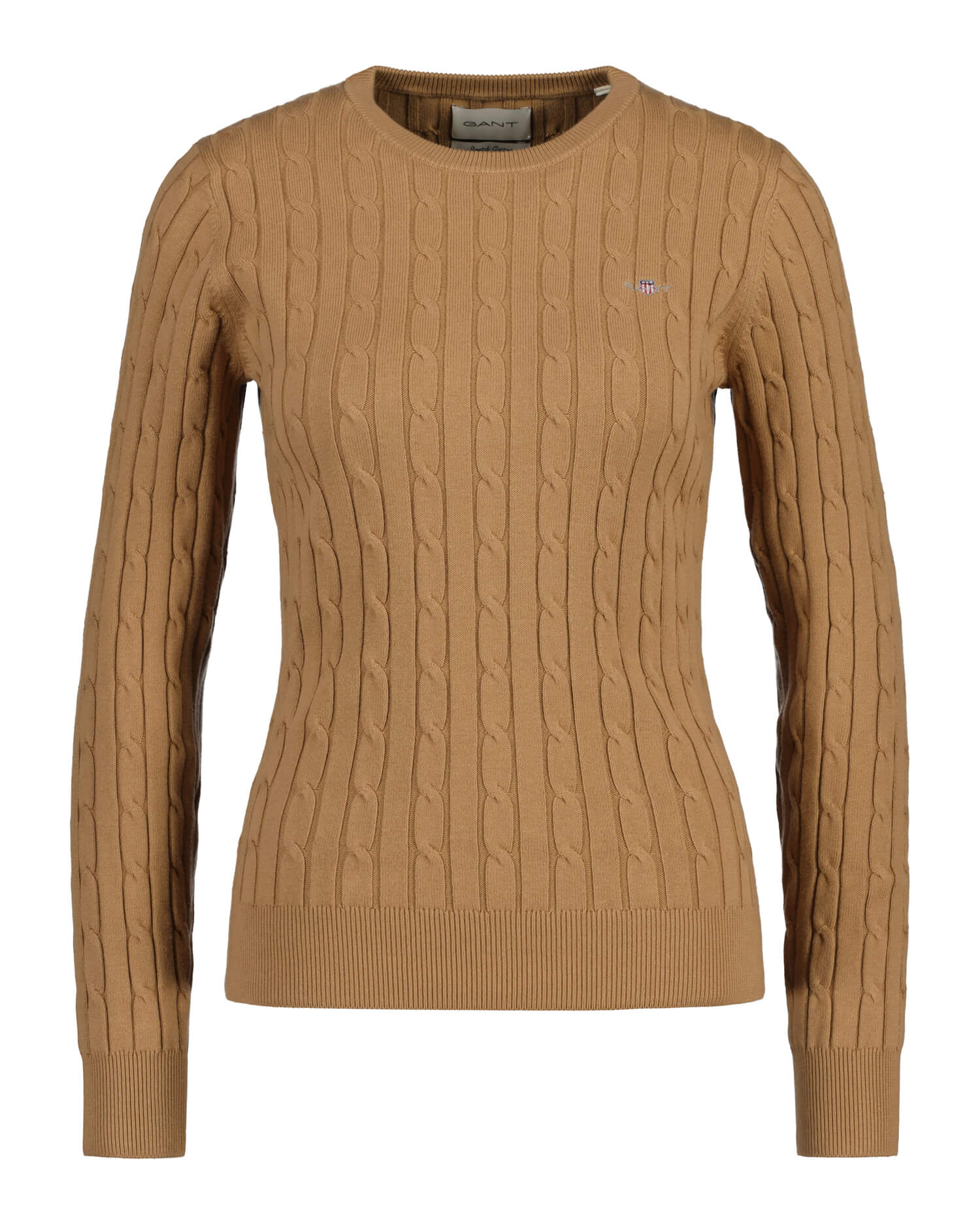 gant-neulepusero-strech-cotton-cable-c-neck-kameli-1