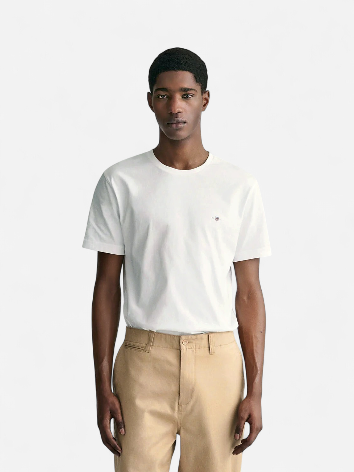 Gant t-paita, SOLID T-SHIRT Valkoinen - Kekäle.fi