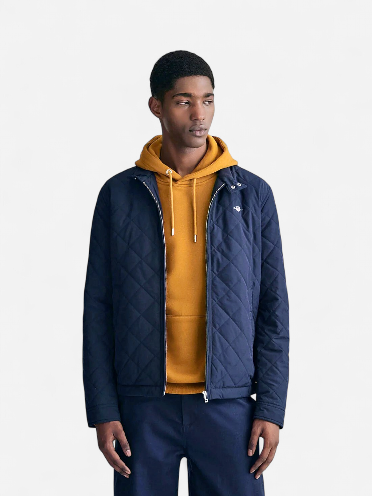 Gant tikkitakki, QUILTED WINDCHEATER Tummansininen - Kekäle.fi