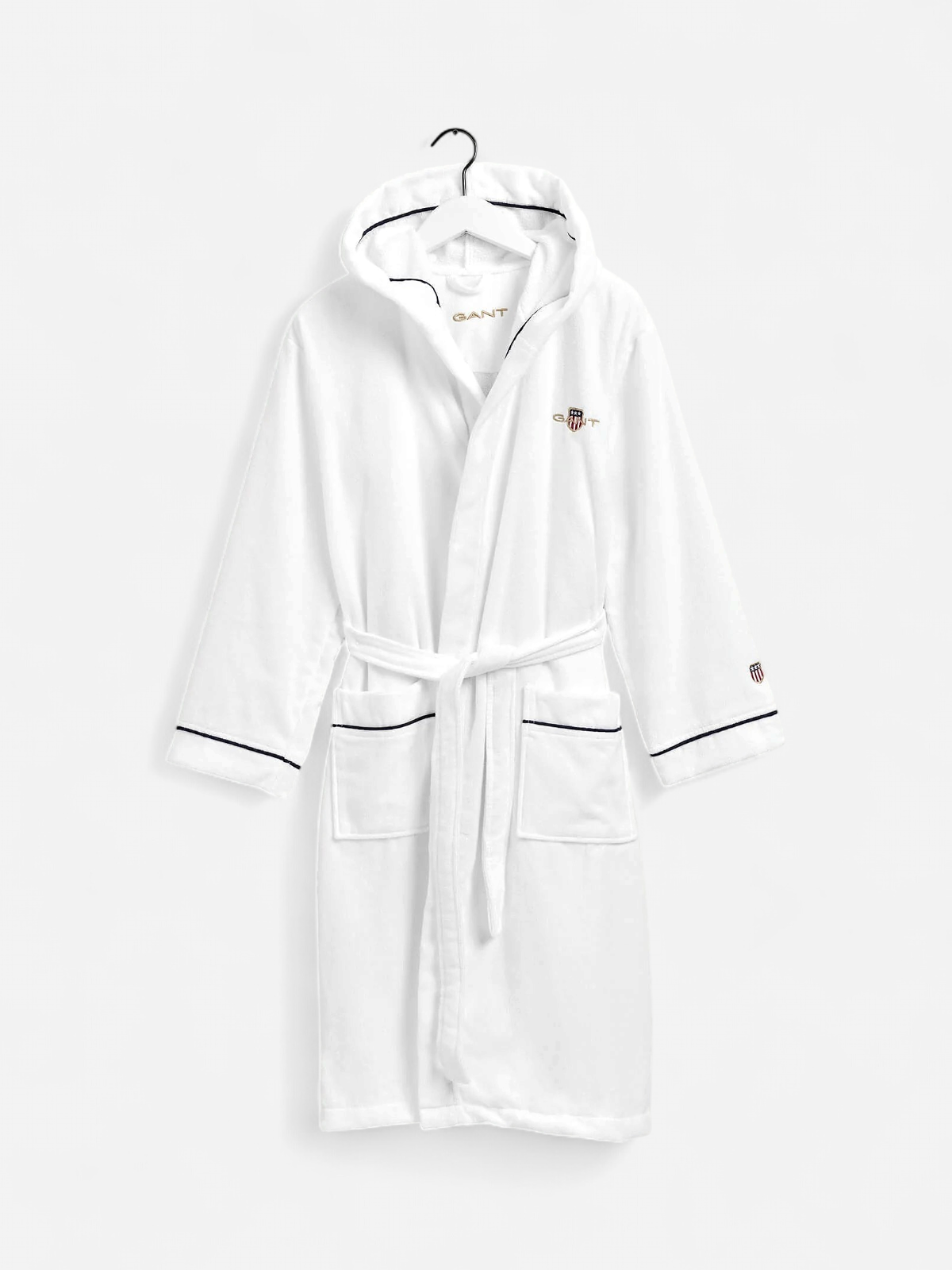 Gant Unisex Kylpytakki ARCHIVE SHIELD ROBE Valkoinen - Kekäle.fi