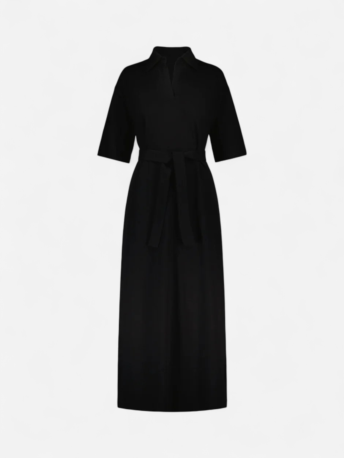 Gauhar naisten maksimekko Pique Dress, musta - Kekäle.fi