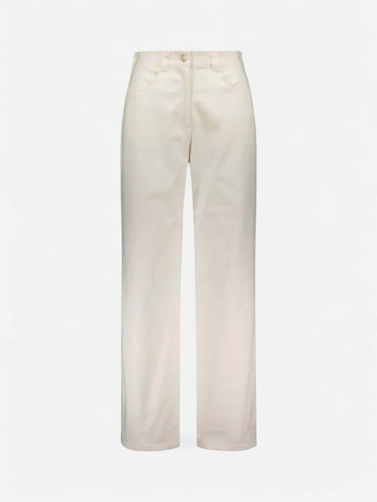 Gauhar naisten housut, COTTON TROUSERS WIDE Valkoinen - Kekäle.fi