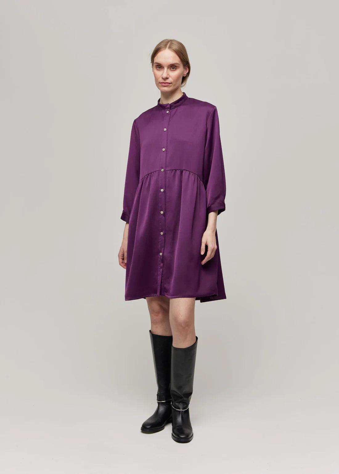 gauhar-naisten-paitamekko-shirt-dress-plum-viininpunainen-3