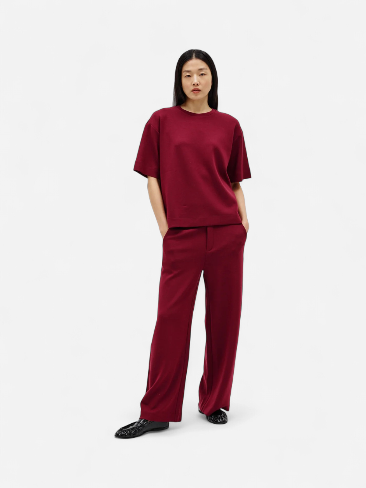 InWear naisten housut GincetteIW Pants, Zinfandel - Kekäle.fi