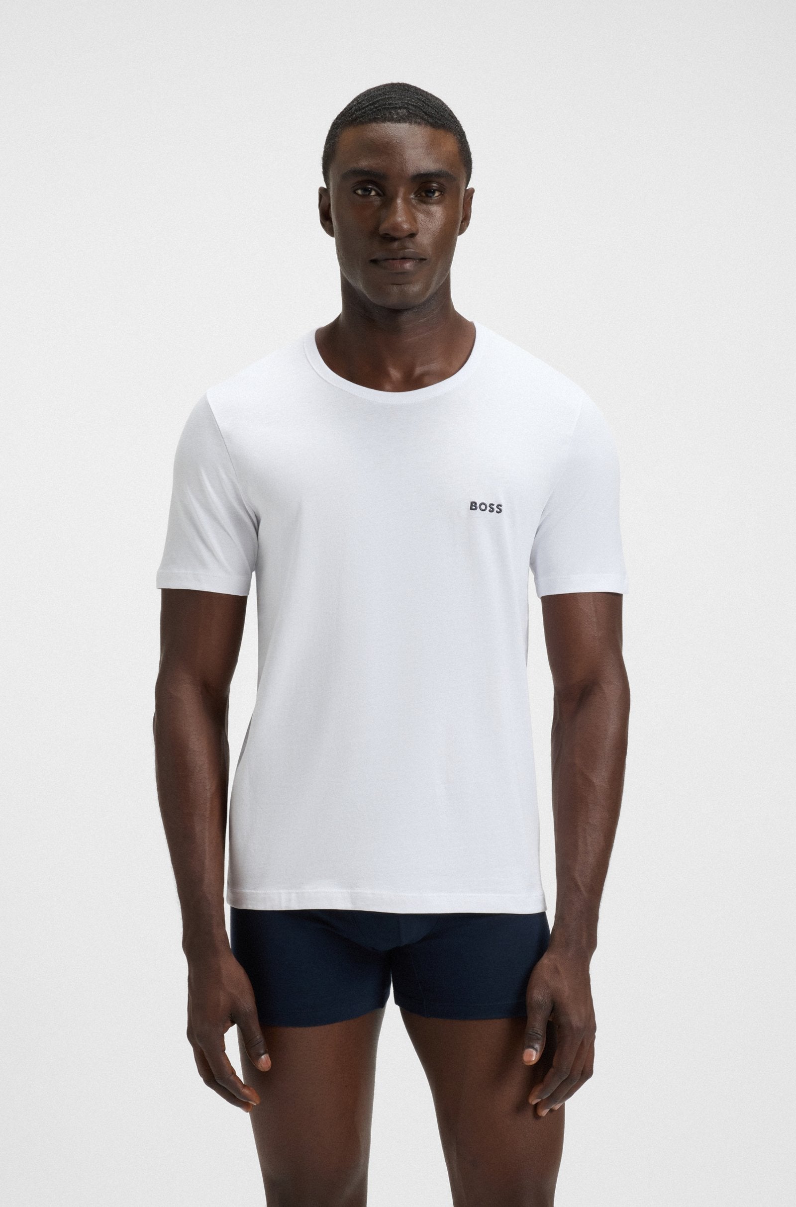 Hugo Boss Miesten T-Paita, TSHIRT RN NOS Valkoinen