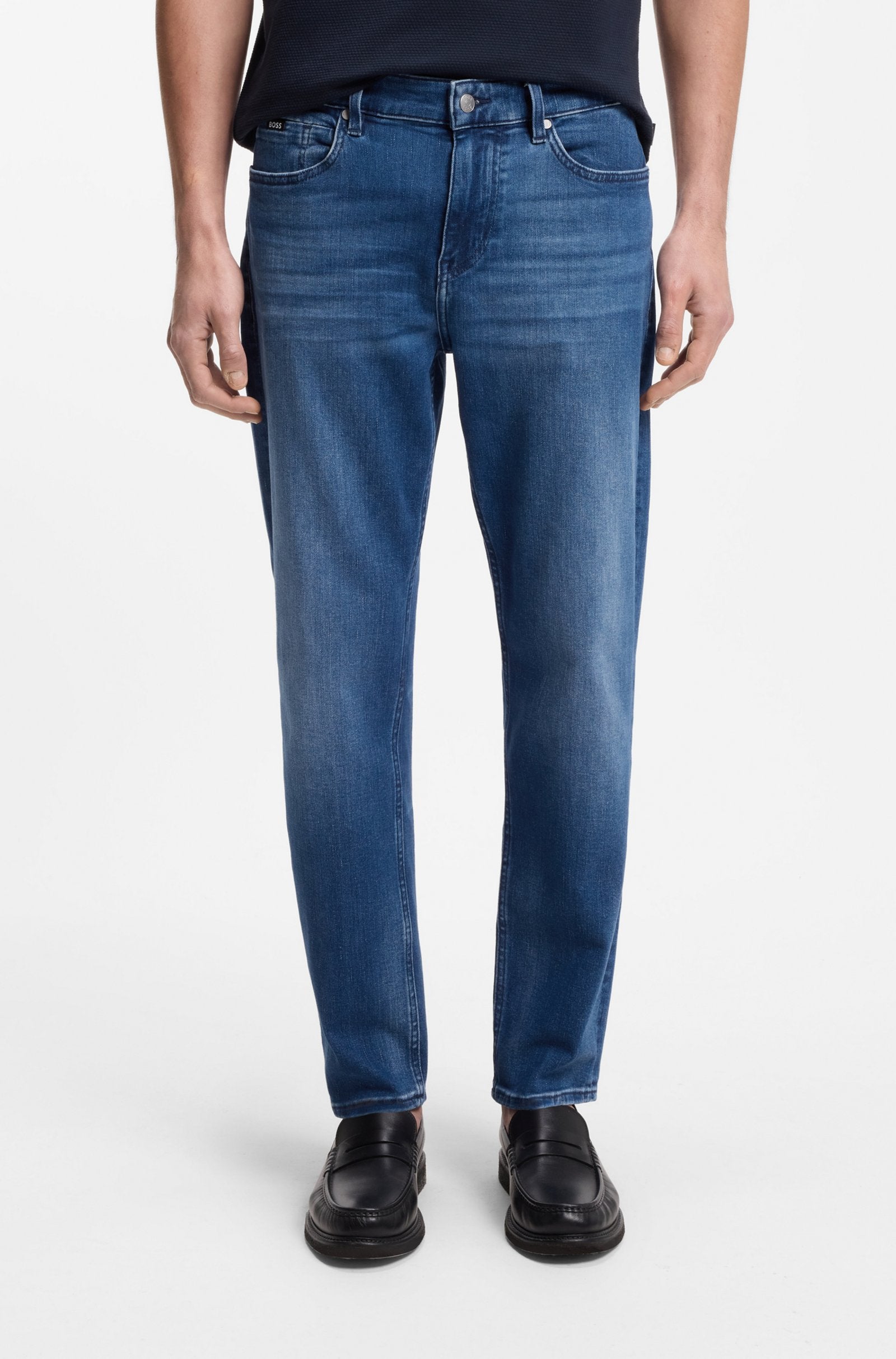 Hugo Boss miesten farkut H-RE Maine Medium Blue, sininen