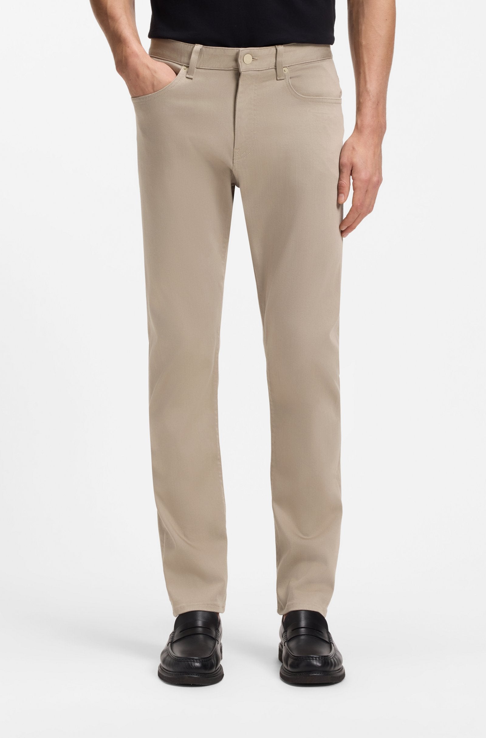 Hugo Boss miesten housut Delaware Five Pocket, beige