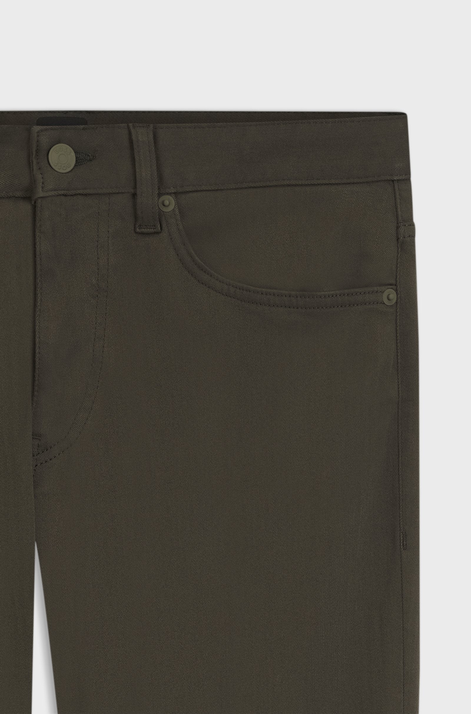 Hugo Boss miesten housut Delaware Five Pocket, Khaki
