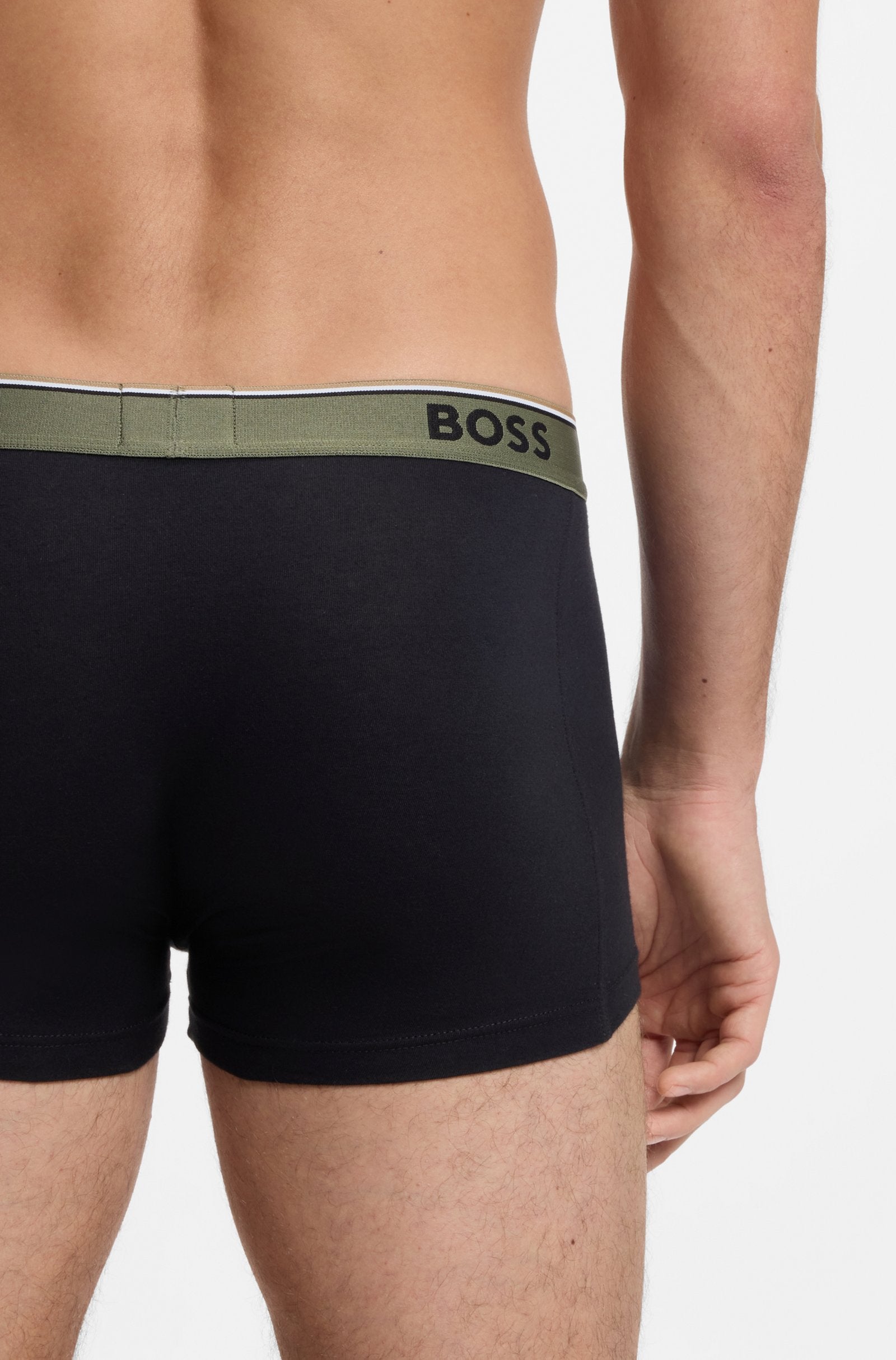 Hugo Boss miesten alushousut K Trunk 3P Power, Musta