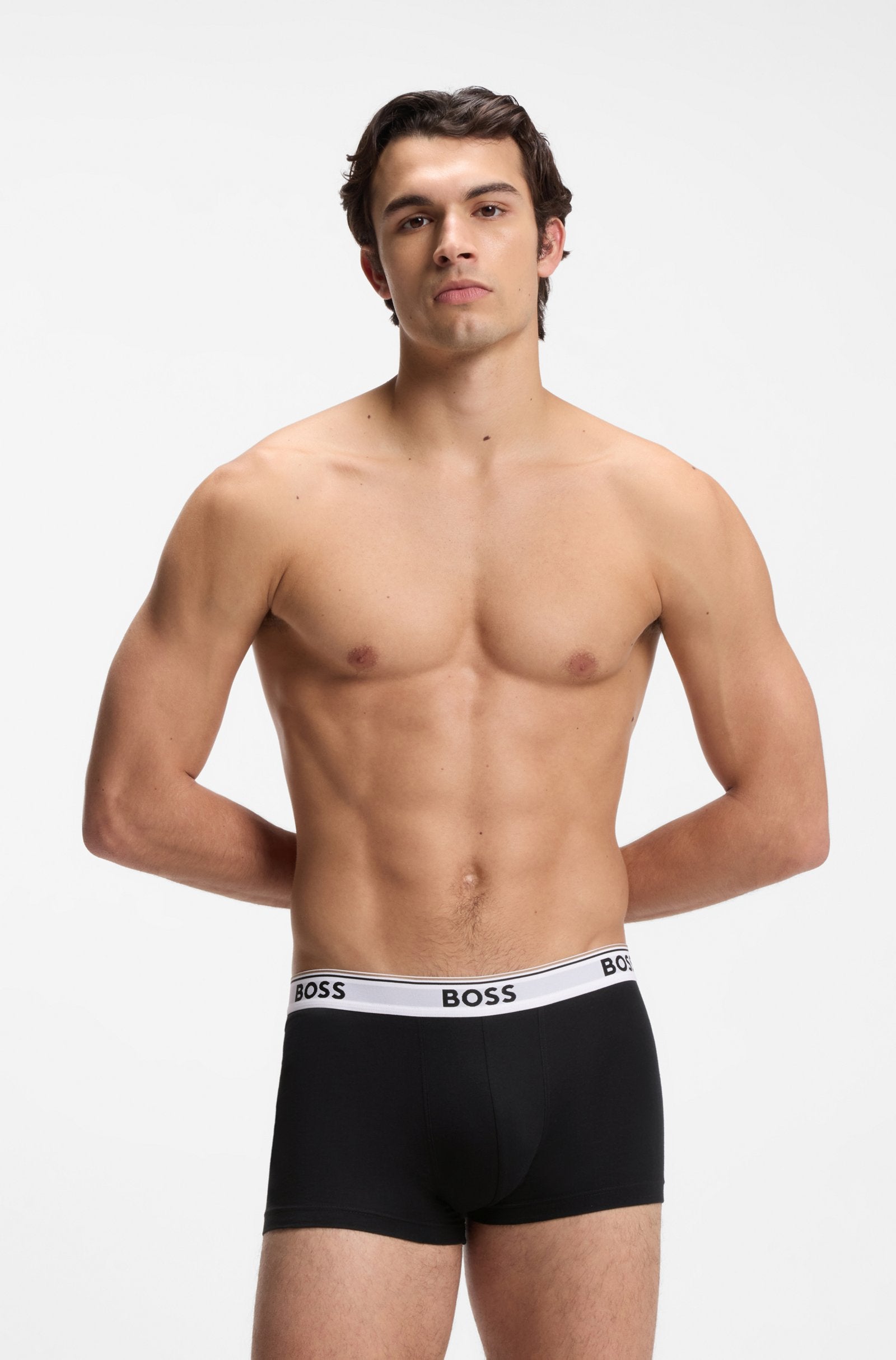 Hugo Boss miesten alushousut K Trunk 3P Power, Musta