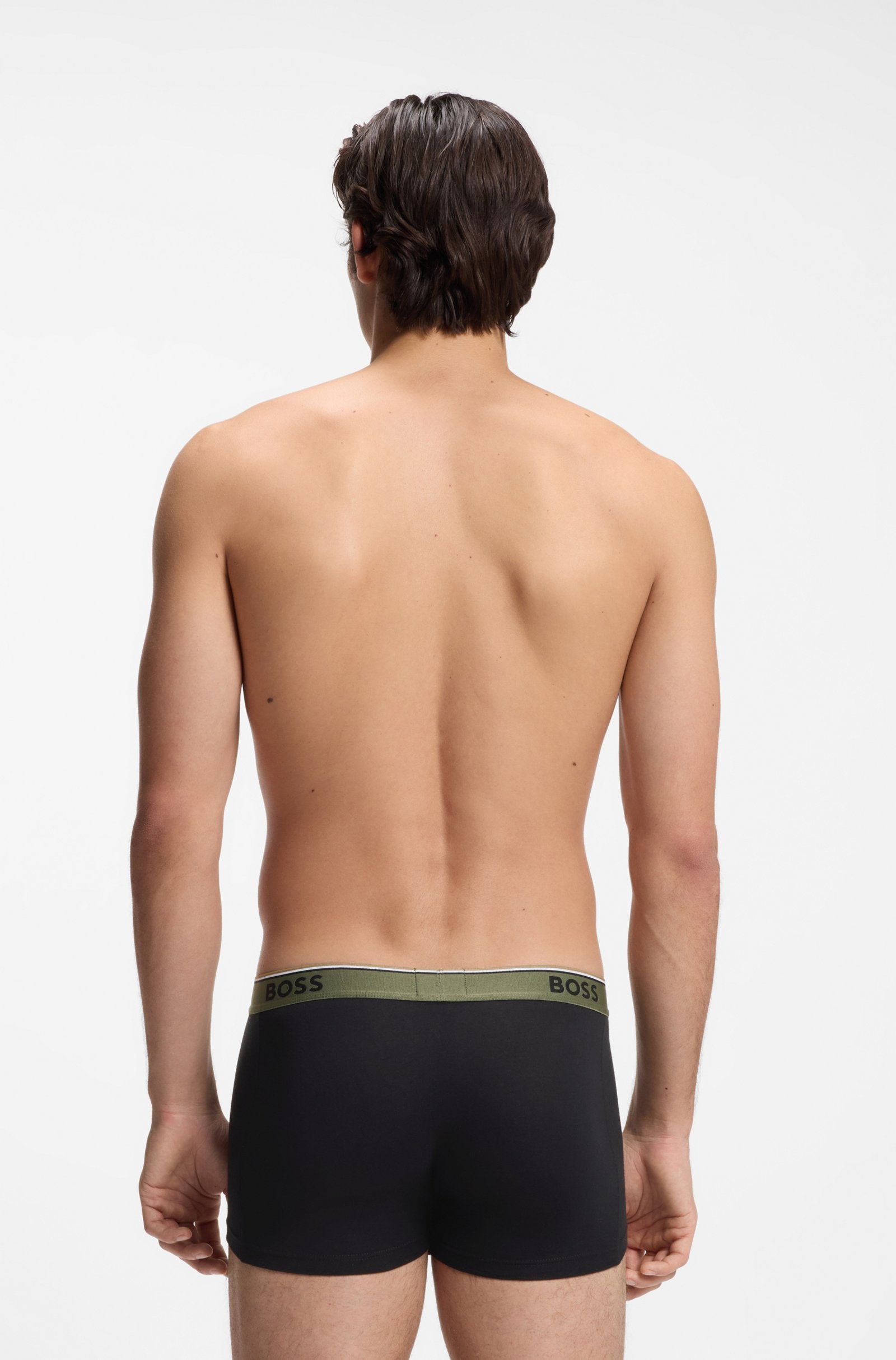 Hugo Boss miesten alushousut K Trunk 3P Power, Musta