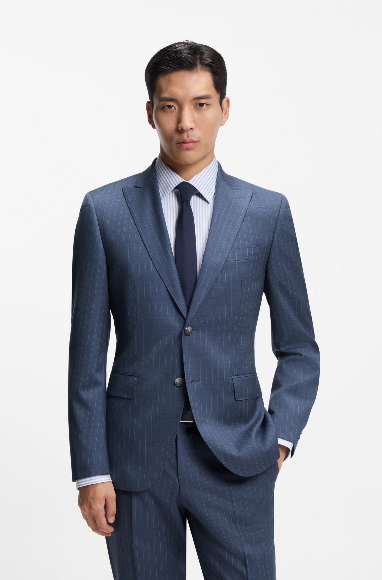 Hugo Boss miesten puku Jeckson-2Pcs, sininen