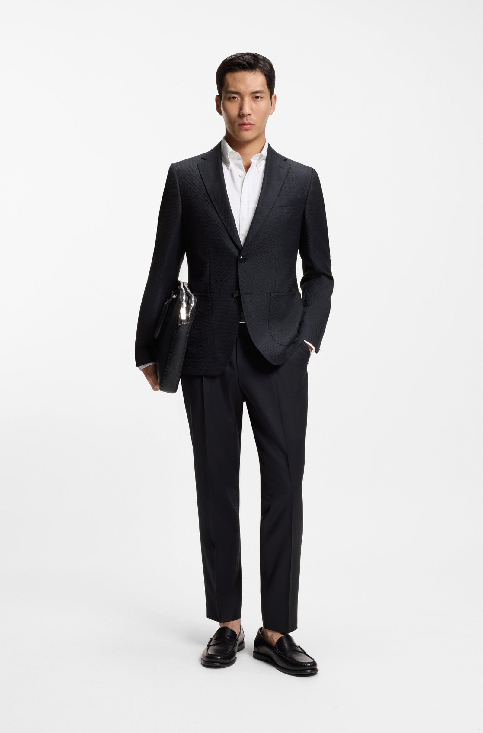 Hugo Boss miesten bleiseri H-Hutson-2PP-253, tummansininen