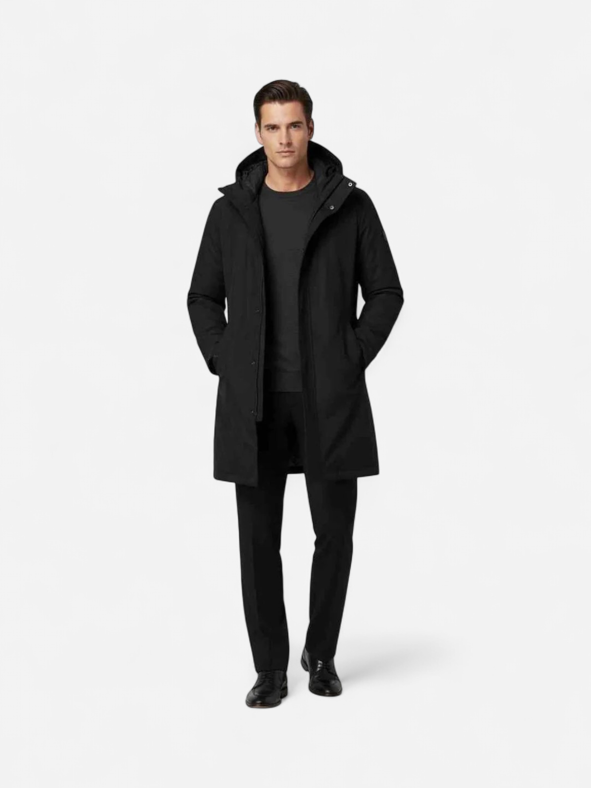 Hugo Boss miesten Parkatakki Hexatech, musta - Kekäle.fi
