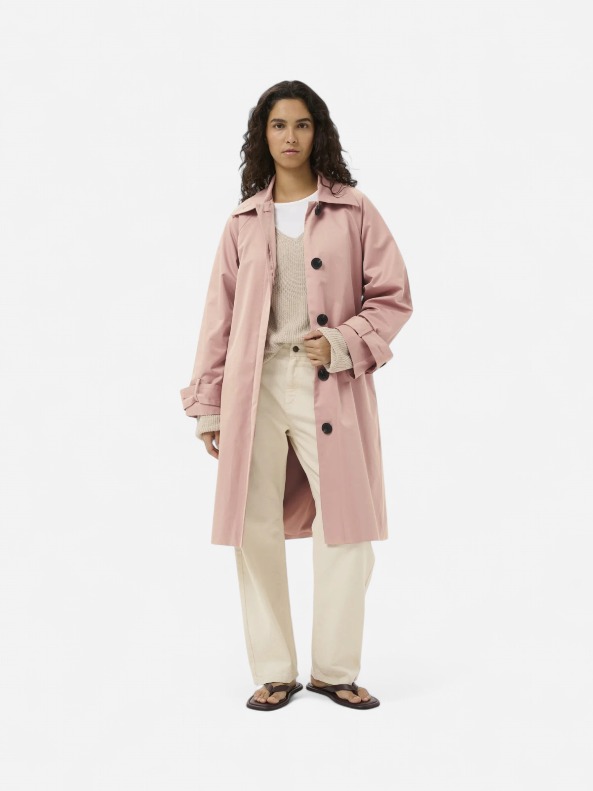 Inwear naisten trenssi HinonaIW Trench, Ash Rose - Kekäle.fi