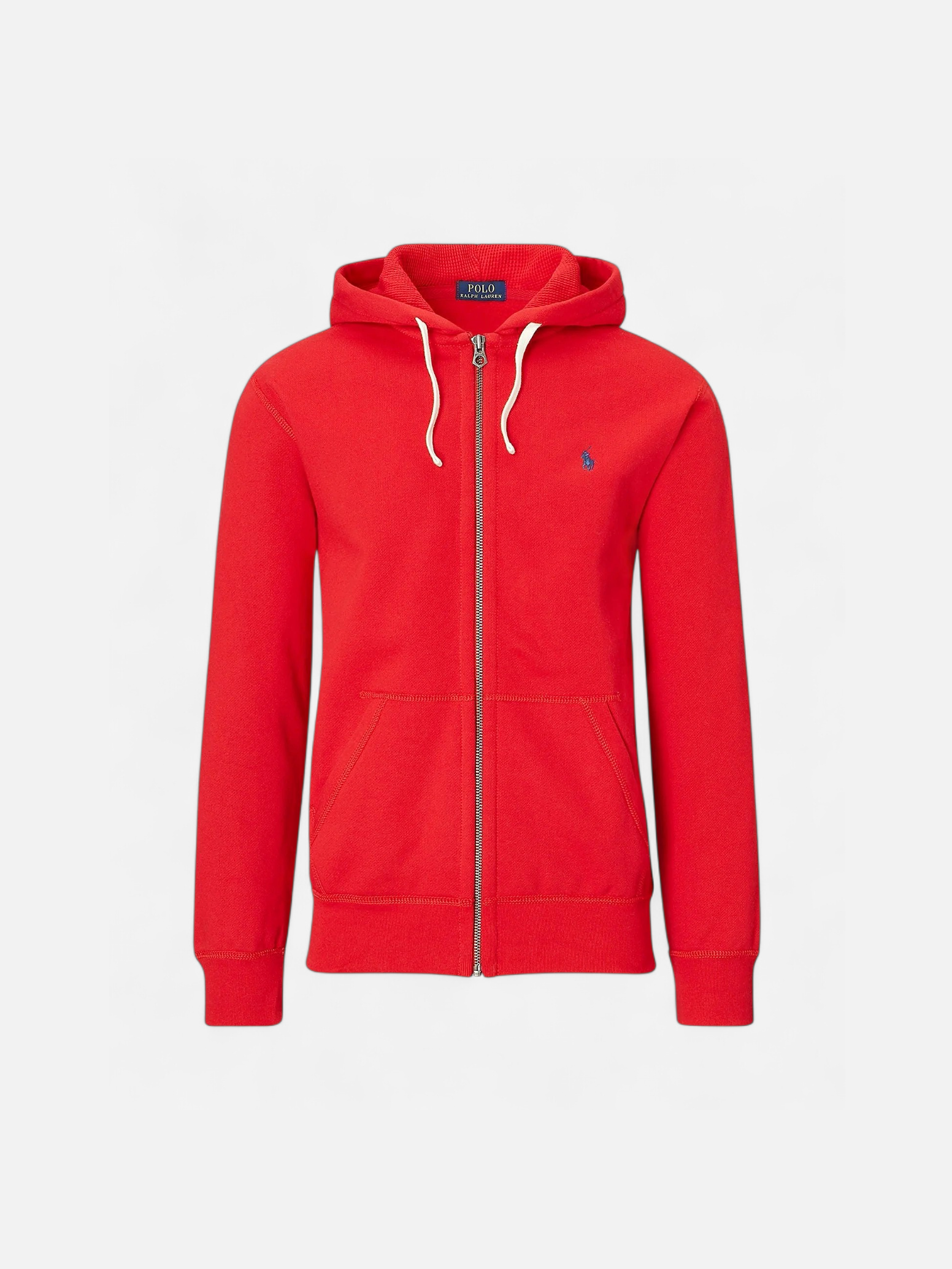 Polo Ralph Lauren Miehet Vetoketjuhuppari Hood LongSleeveKnit Punainen - Kekäle.fi
