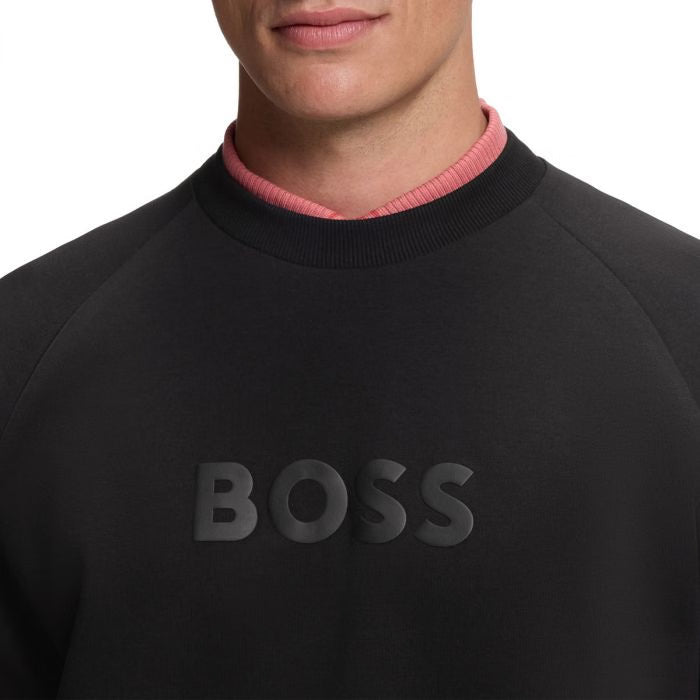 Hugo Boss miesten collegepaita Salbo, musta