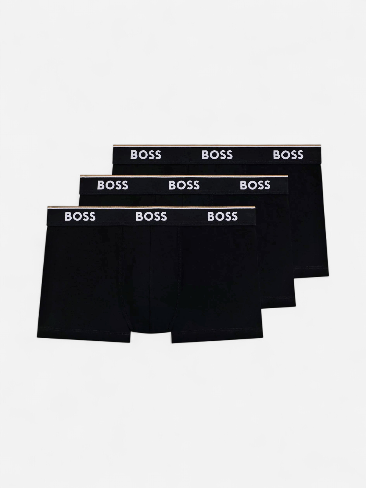 Hugo Boss Miesten Bokserit 3 P Power Musta - Kekäle.fi