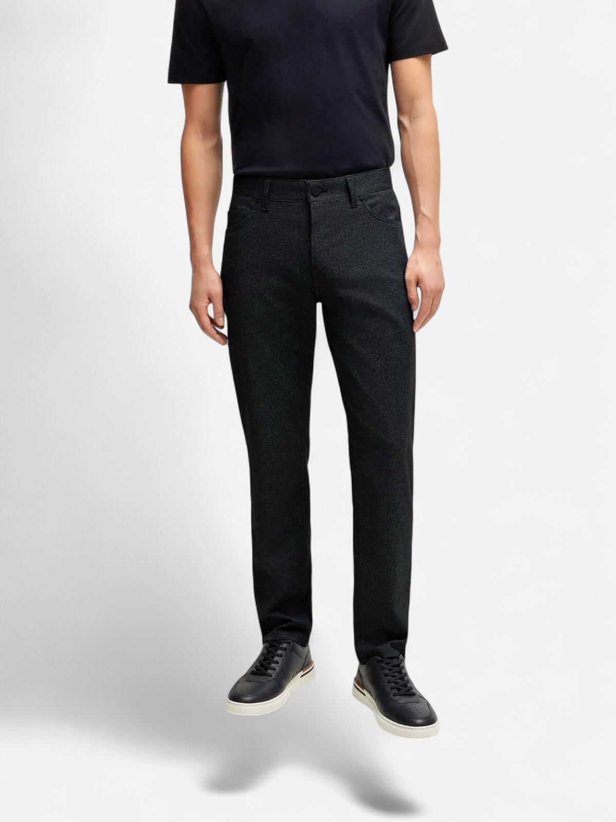 Hugo Boss Miesten Housut, H-RE-MAINE 5-POCKET Musta - Kekäle.fi