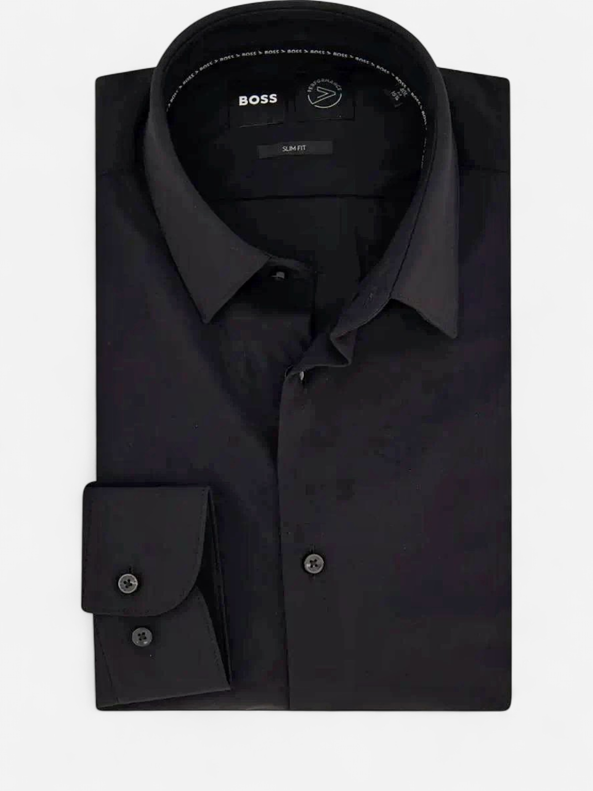 Hugo Boss Miesten Kauluspaita, P-HANK PERFORMANCE STRETCH KAULUSPAITA Musta - Kekäle.fi