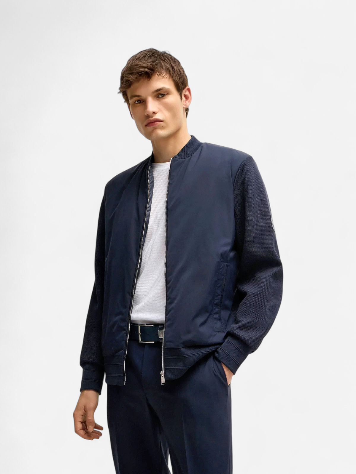 Hugo Boss miesten kevyt takki H-SKILES, tummansininen - Kekäle.fi