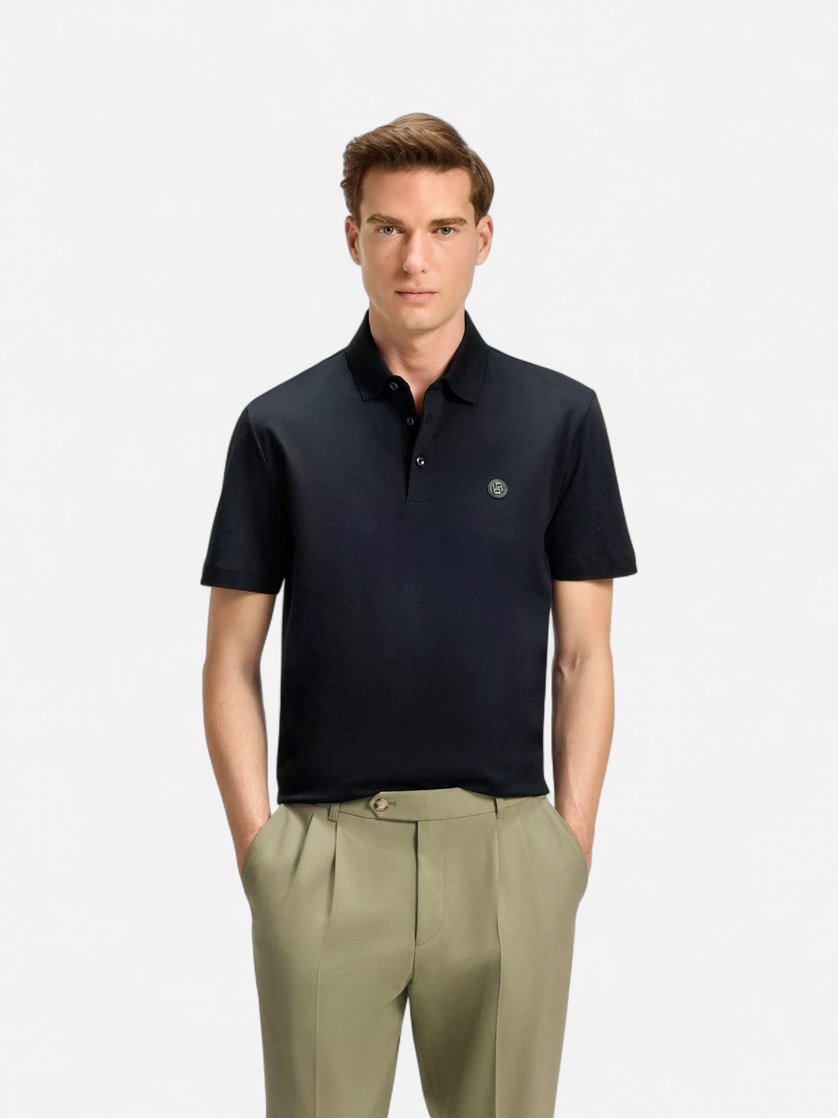 Hugo Boss miesten pikeepaita, C-PARRIS 001 Musta - Kekäle.fi